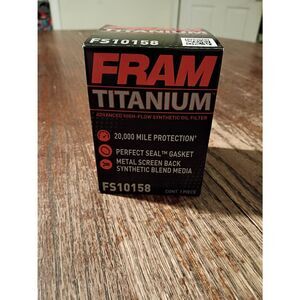 Fram Titanium FS10158 Oil Filter Premium Cartridge Fits Select Lexus Toyota